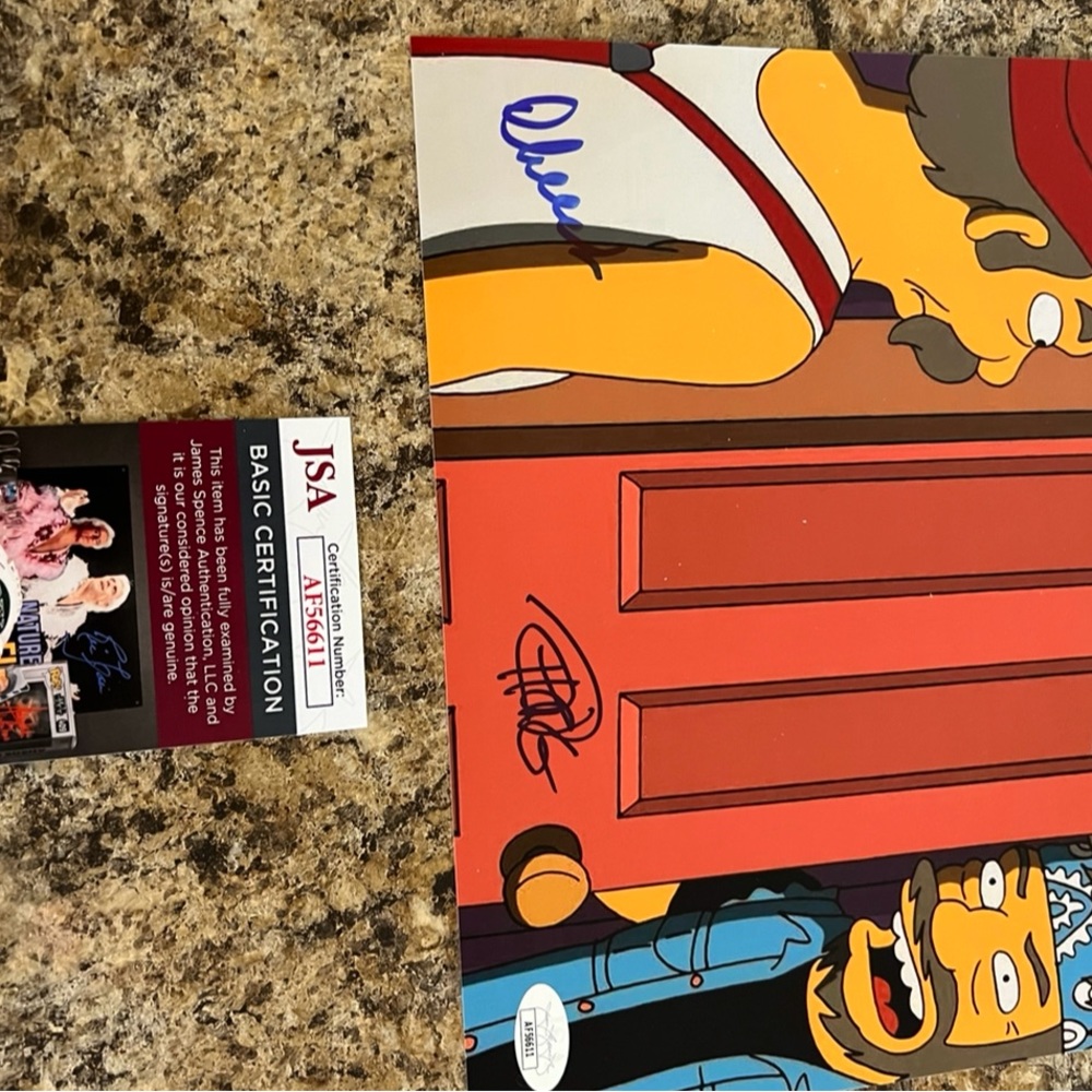 Cheech & Chong signed 8/10 photo with COA